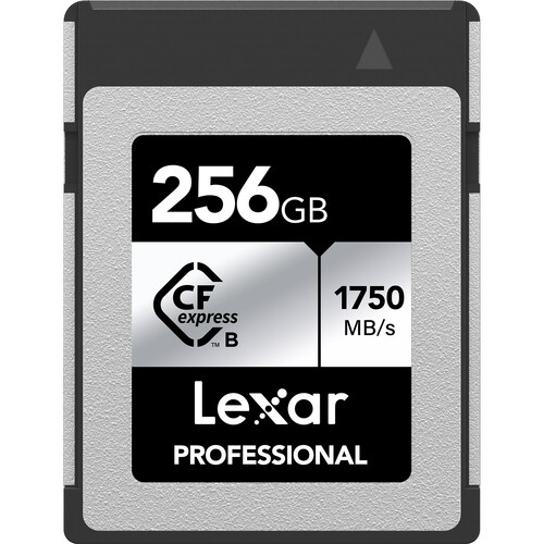 Tarjeta Lexar 256GB Professional CFexpress Tipo B Serie SILVER