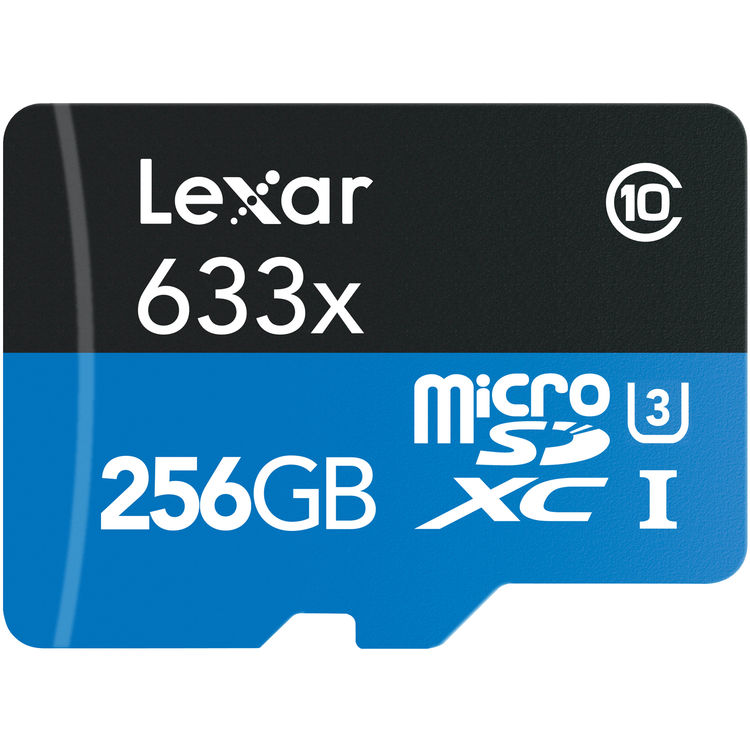 Lexar microSD 256GB 633x