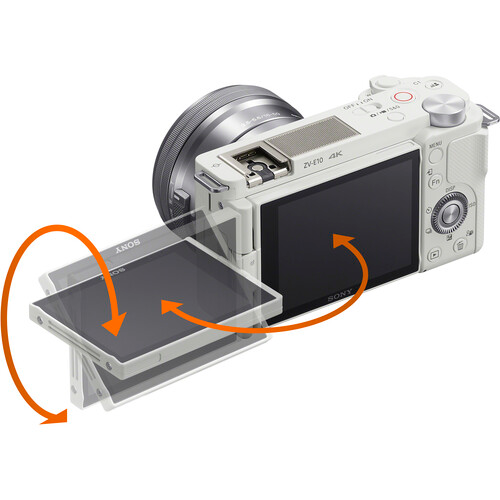 Sony ZV-E10 + Lente 16-50mm Blanca