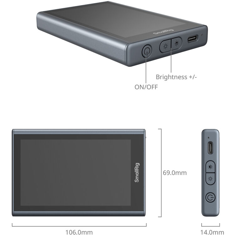 SmallRig Vlog Kit con Monitor para Smartphone