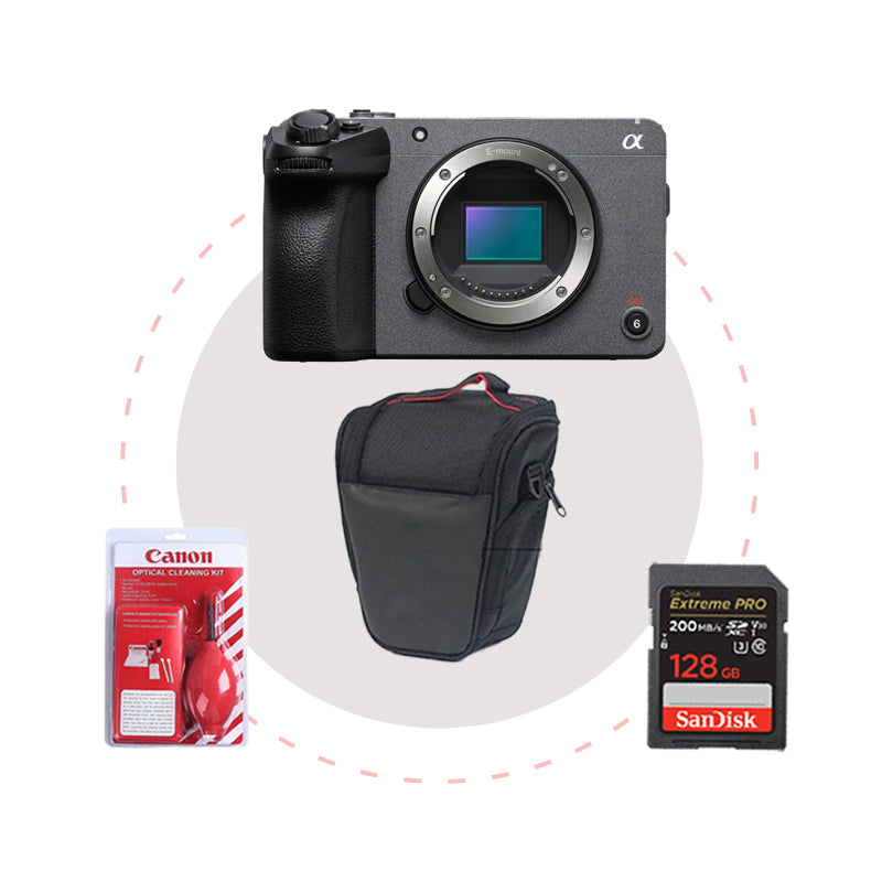 Camara Sony FX30 + Memoria + Estuche + Kit de limpieza