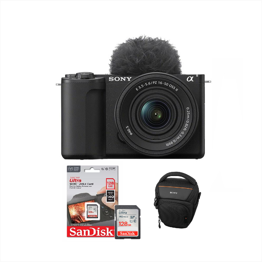 Sony ZV-E10 II + Lente 16-50mm + Estuche y Memoria