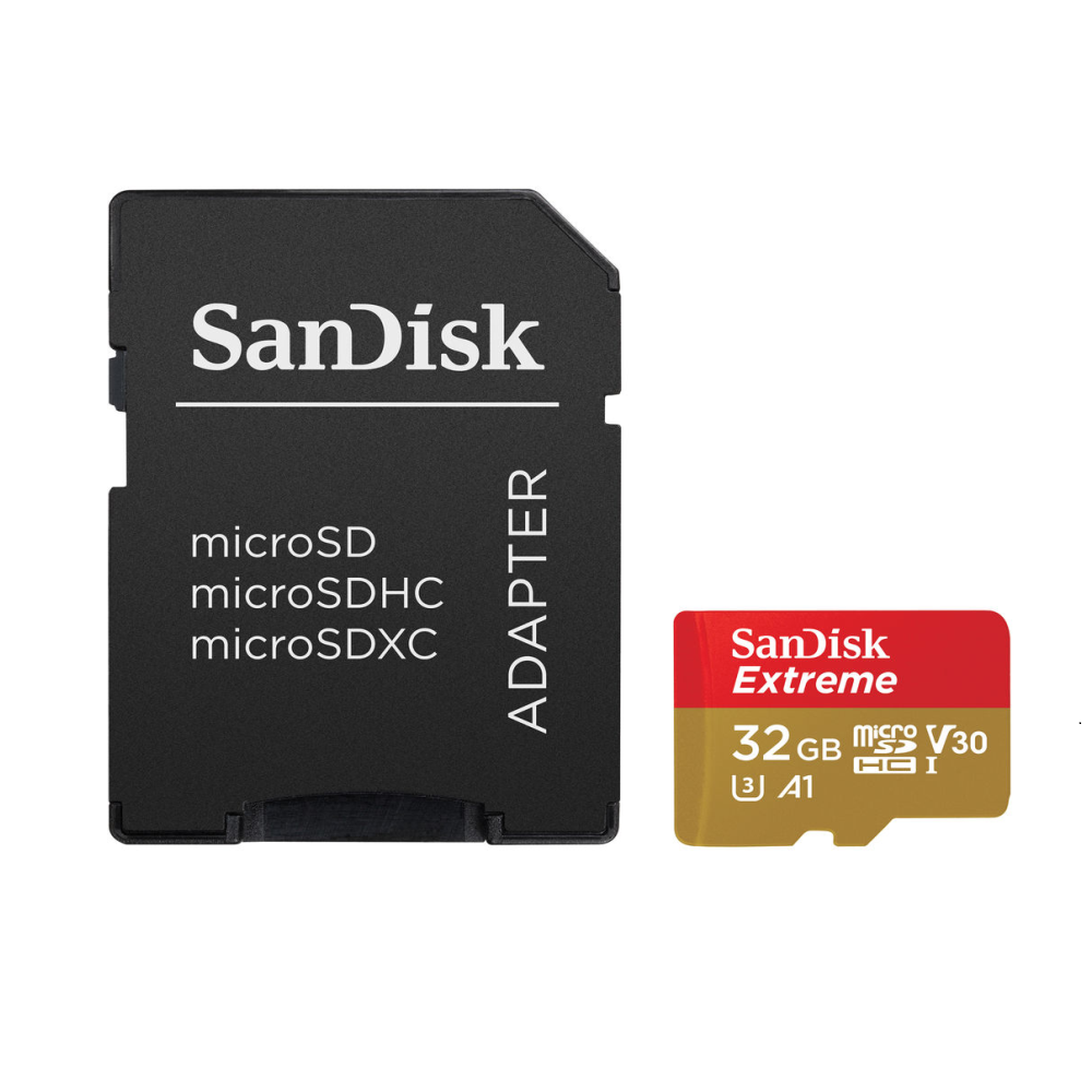 SanDisk 32GB Extreme PRO Micro SD con Adaptador