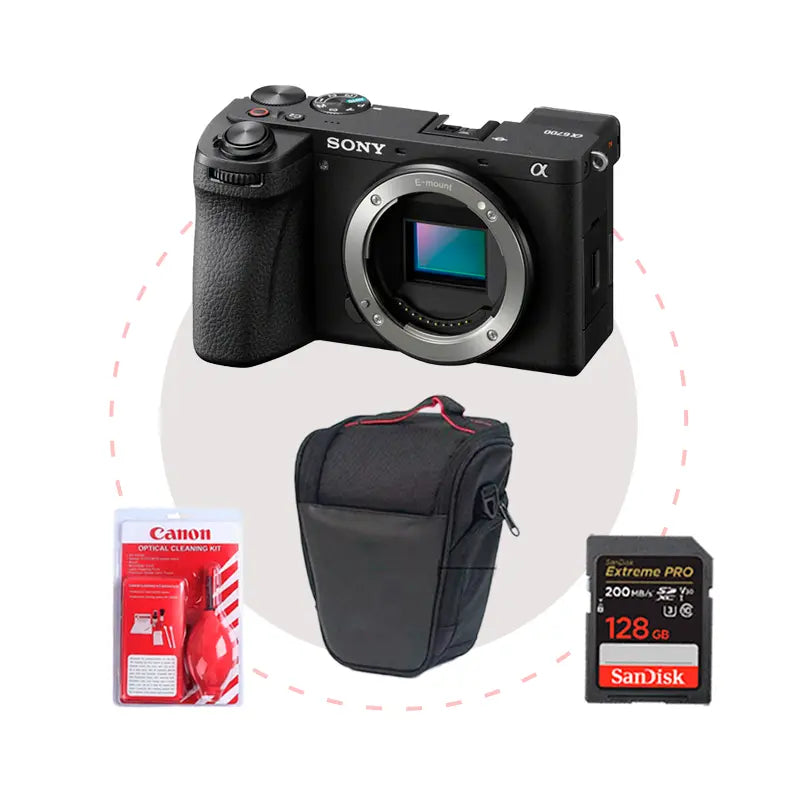 Sony A 6700 (Cuerpo) + Memoria + Estuche + Kit de Limpieza