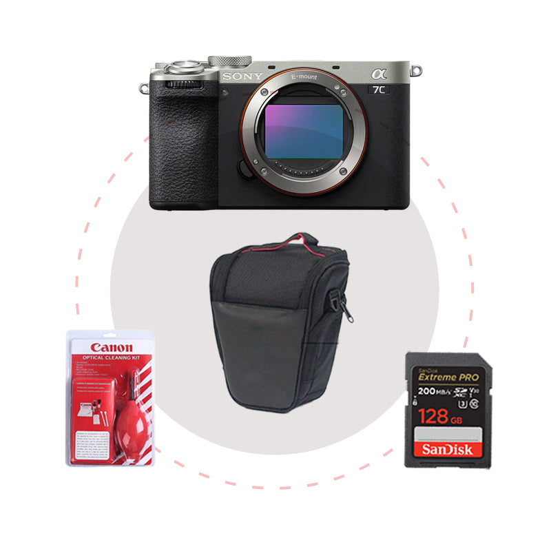 Camara Sony A7 C II + Memoria + Estuche + Kit de limpieza
