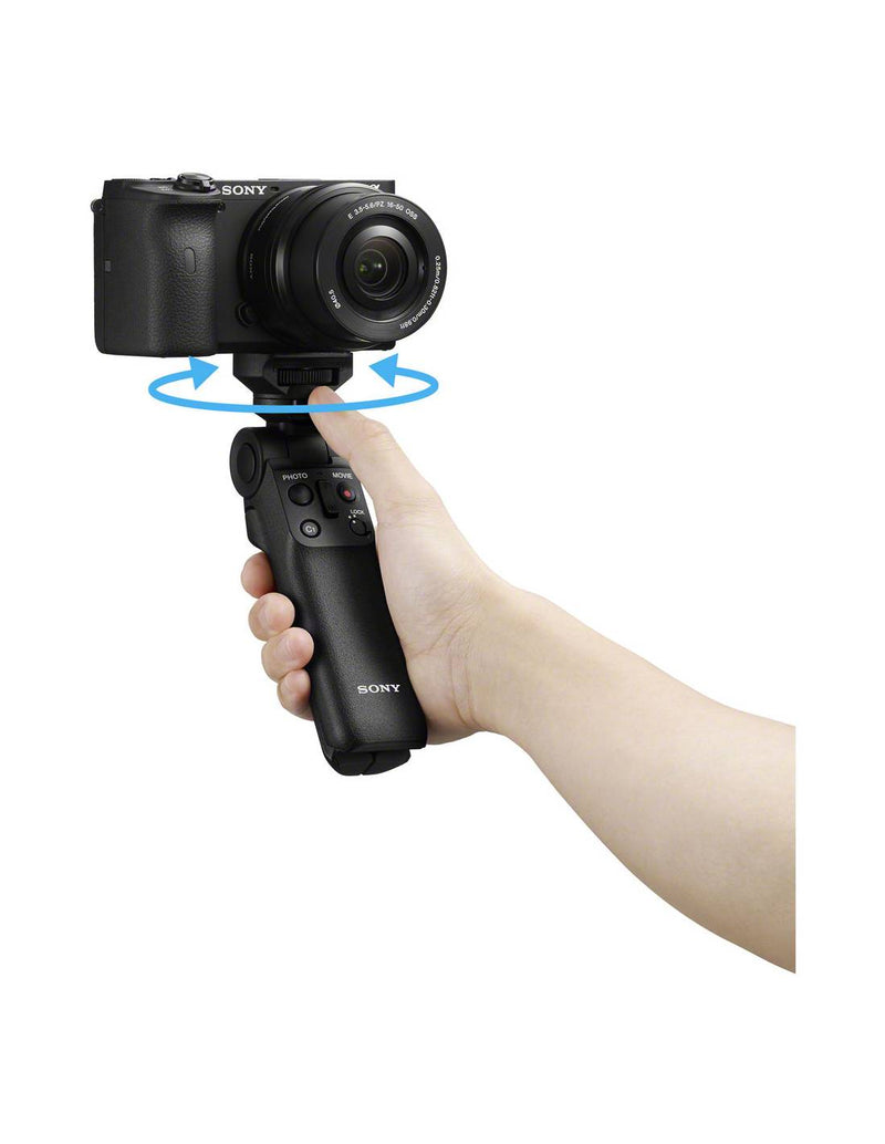 Empuñadura para grabación con control remoto inalámbrico
