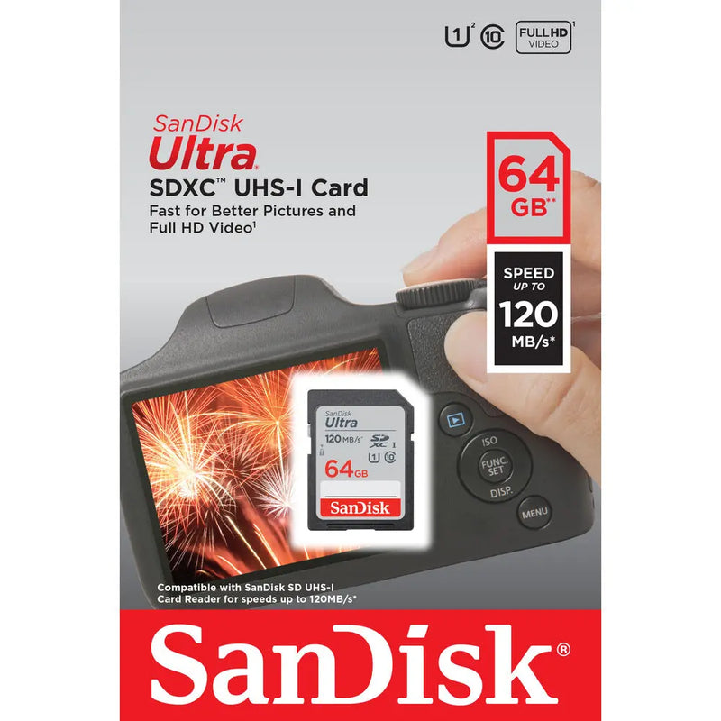 Tarjeta de memoria SanDisk Ultra UHS-I SDXC de 64 GB - Sandisk - Technology Video